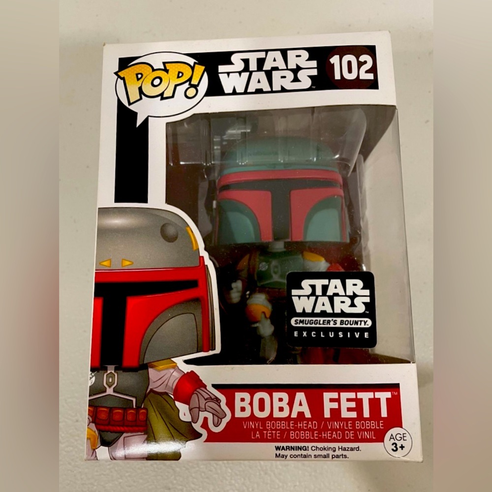 Funko POP Star Wars: Boba Fett Action Figure Exclusive Smuggler's Bounty